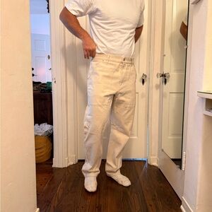 Alex Mill Cream Chinos Versatile Cotton Blend